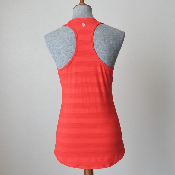 Athleta Racerback Monochrome Striped Tank - Picture 3 of 9